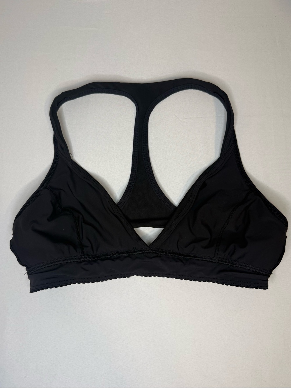 lululemon athletica Black V-Neck Racerback Sports Bra